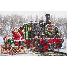 New Luca-S Cross Stitch Kit Santas Express-B2397