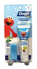 Orajel BABY Tooth & Gum Cleanser w/ Finger Brush 1oz __ SALE!  EXP 04/2026