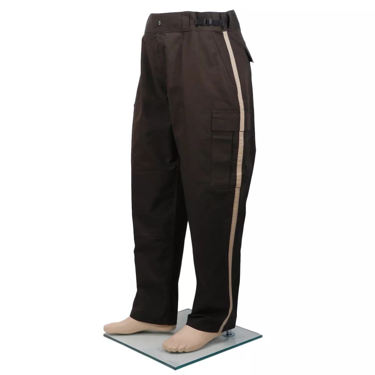 REAL SHERIFF/POLICE PANTS, BROWN W/TAN STRIPE, SIZE 48XL, NEW, $135 RETAIL!!