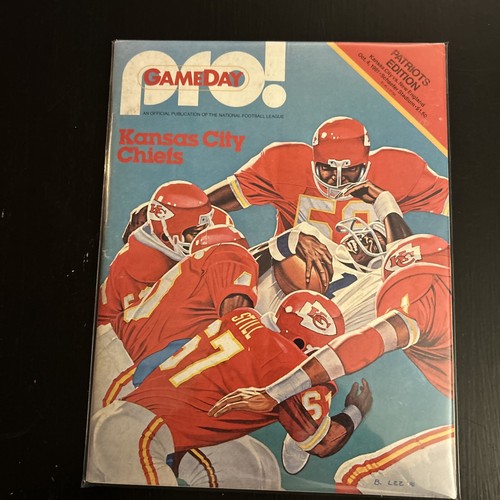Kansas City Chiefs vs New England Patriots Football Program 10-4-1981 Pats Win! - Picture 11 of 11