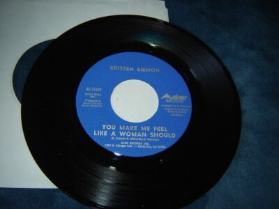 Kristen Siemon - Save Me In Time 45 private power pop on Adar