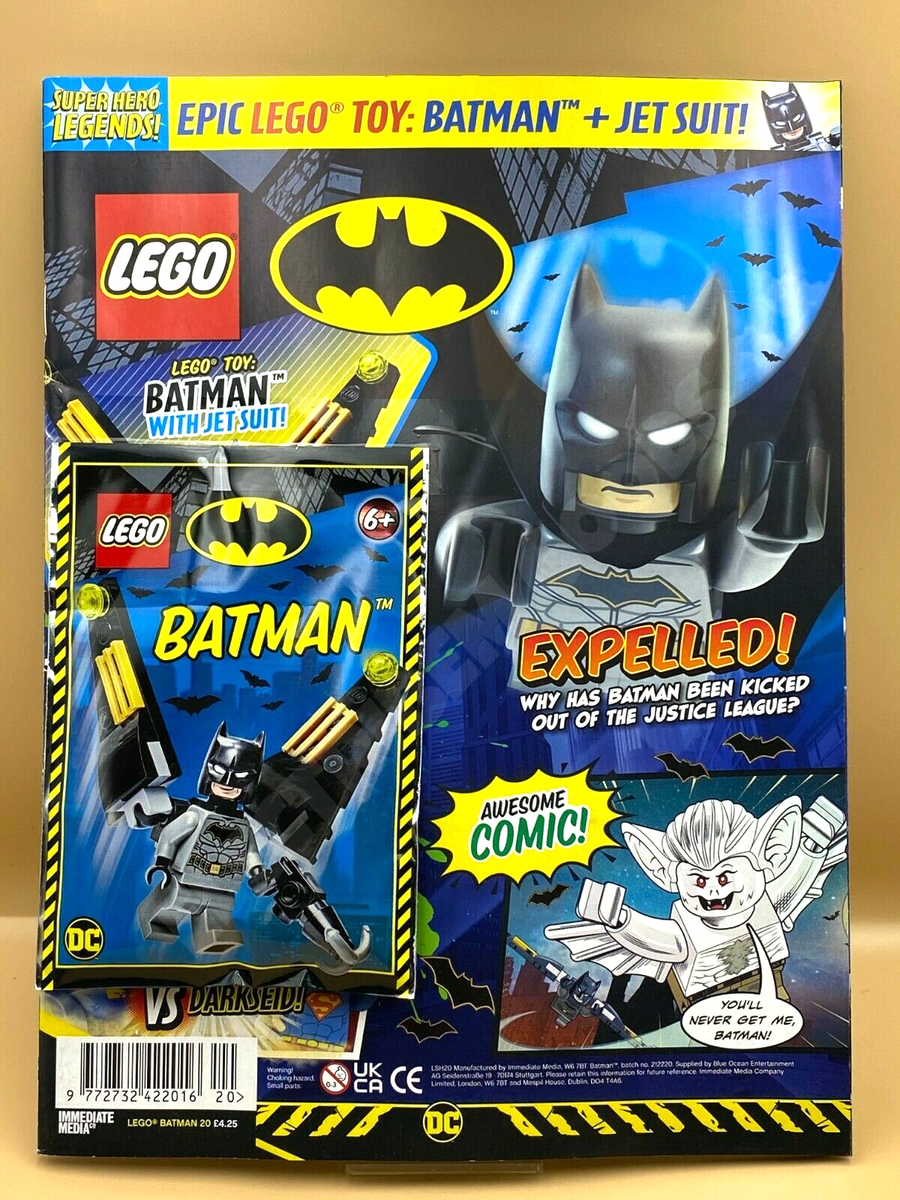LEGO BATMAN MAGAZINE ISSUE 20 BATMAN WITH JET SUIT MINIFIGURE LEGO