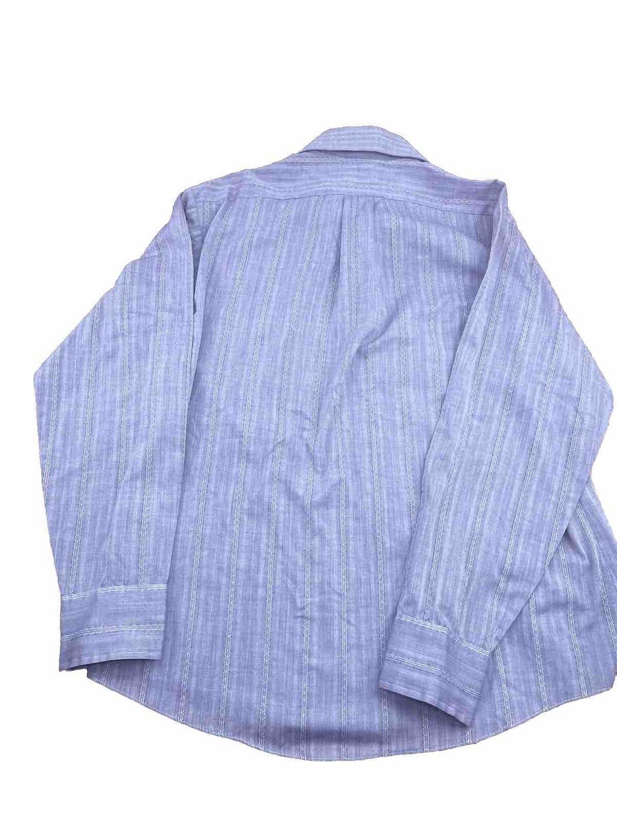 Vintage Sears Kings Road Shirt Mens L Tapered With Tails