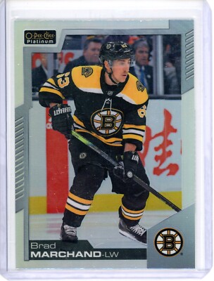 2020-21 O-Pee-Chee Platinum Brad Marchand 110 Rainbow Boston Bruins