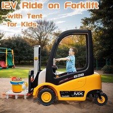 Kids Ride on Excavator 12V Battery Powered Car Electric Vehicles for Kids w/RC