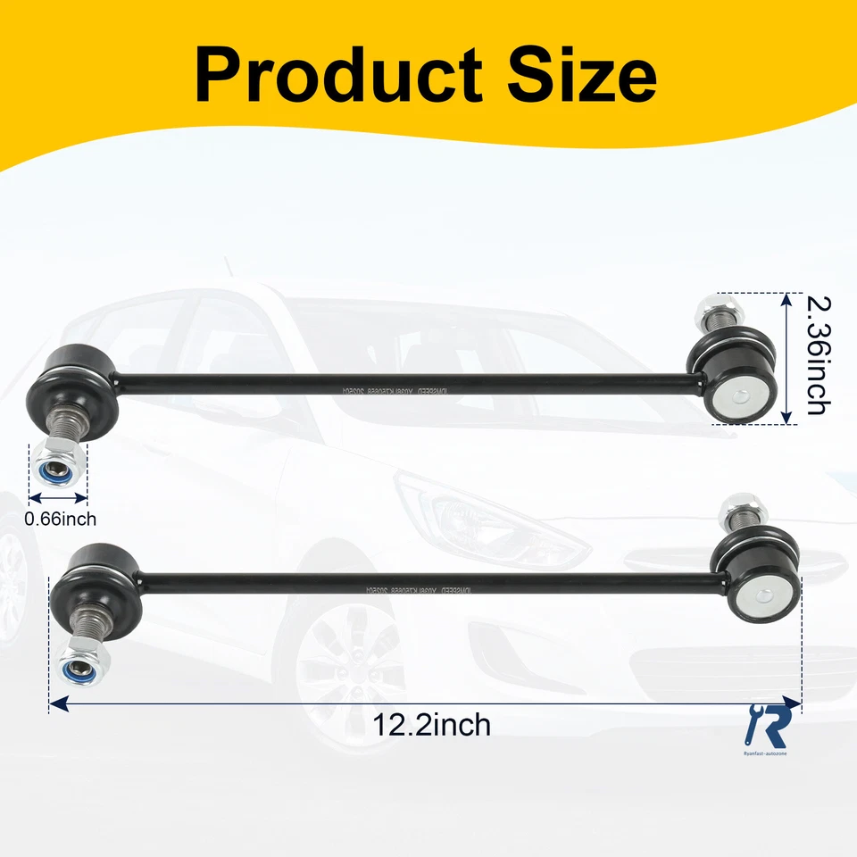 Barra estabilizadora delantera izquierda apta para Hyundai Sonata Kia Cadenza Optima 2012-2015 Foto 4 de 4