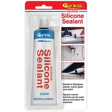 82102 Marine Silicone Sealant, 2.8 Oz, Clear