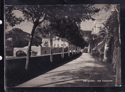 Postcard Capri Via Tragara Q1338