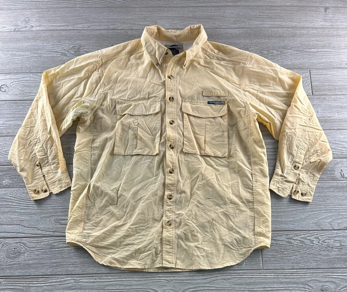 Chemise boutonnée Exofficio homme XL extra large insectifuge