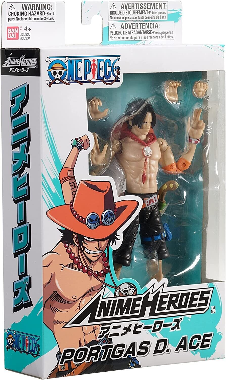 Anime Heroes Bandai One Piece Portgas D. Ace Action Figure – Fundom