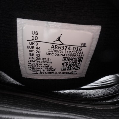 Size 10 Men's Jordan Break Slide Sandals AR6374-016 Black