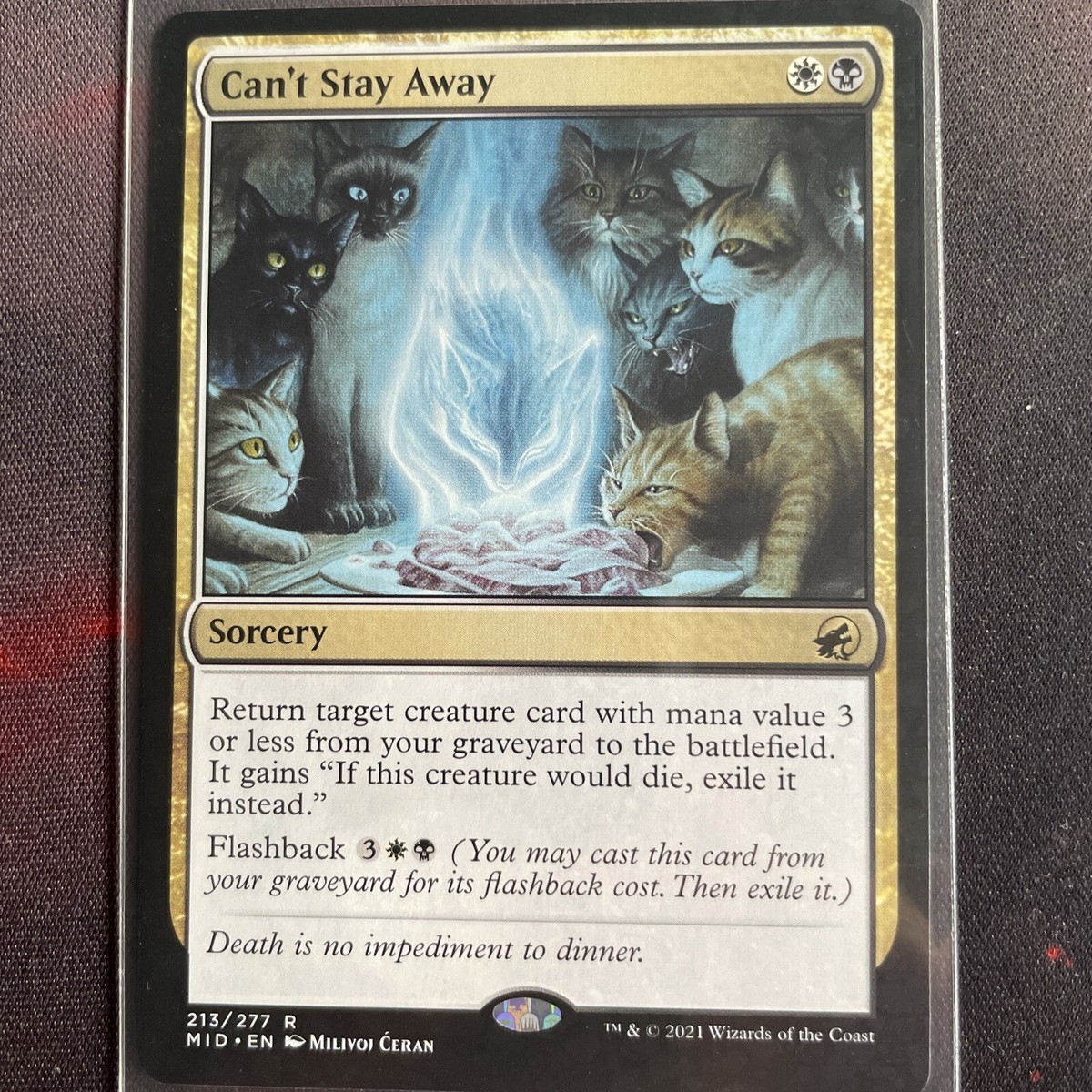 MTG Can't Stay Away Innistrad: Midnight Hunt 213/277 Regular Rare