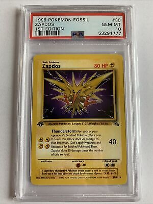 Zapdos (30/62) [Fossil 1st Edition] – Pokemon Plug