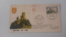 FRANCE PREMIER JOUR FDC YVERT 1175 CHATEAU DE FOIX 15F FOIX 1958