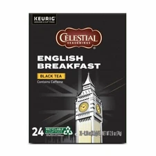 Celestial Seasonings English Breakfast Tea 12 to 168 K cups Pick Any Quantity