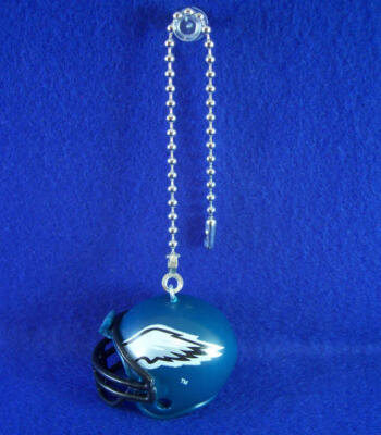 PHILADELPHIA EAGLES HELMET LIGHT PULL 2001 MINI NFL 6'' CHAIN EASY CONNECT 