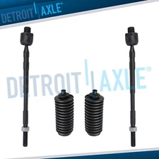 Front LH & RH Inner Tie Rod Ends + Boots for Subaru Impreza B9 Tribeca WRX STI