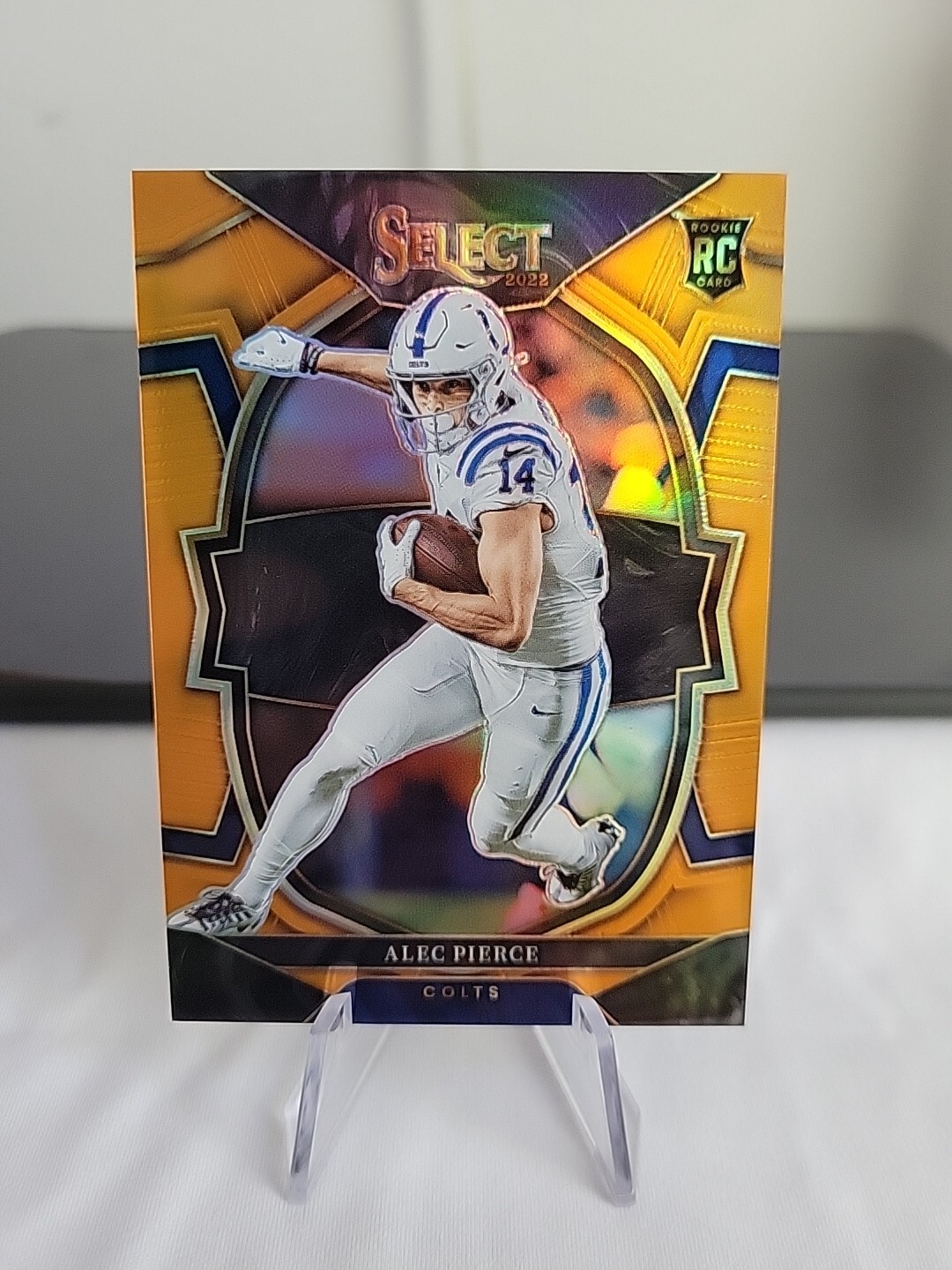 2022 Select Football #45 Alec Pierce Rookie Concourse Orange Prizm /49 Colts🔥📈