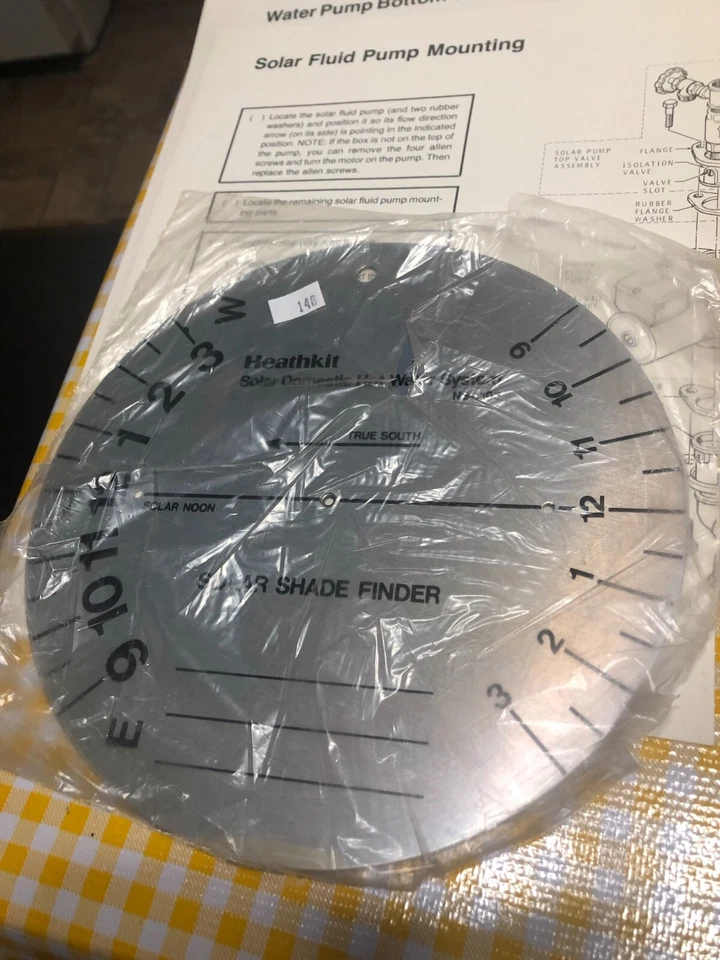 MUY RARO SISTEMA SOLAR DE AGUA CALIENTE SANITARIA Heathkit Modelo NS-1100 + Extras LEER Foto 4 de 4