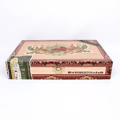 Lot of 2 Flor de las Antillas Robusto Empty Wood Cigar Box 9" x 6" x 1.75" - Picture 4 of 8
