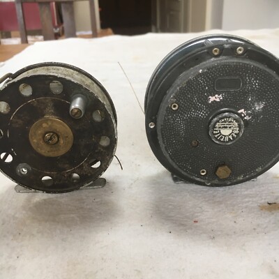 antique fly fishing reels on ebay 2 Vintage Fly Fishing Reels Shakespeare Beaulite And Another