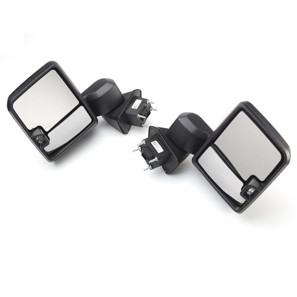 2020-2021 GMC Sierra Camper Trailer Tow Mirrors & Harnesses Black
