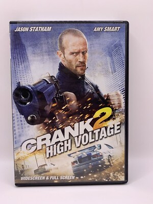 Crank 2: High Voltage DVD Rated R Wide & Full Screen LionsGate Jason Statham