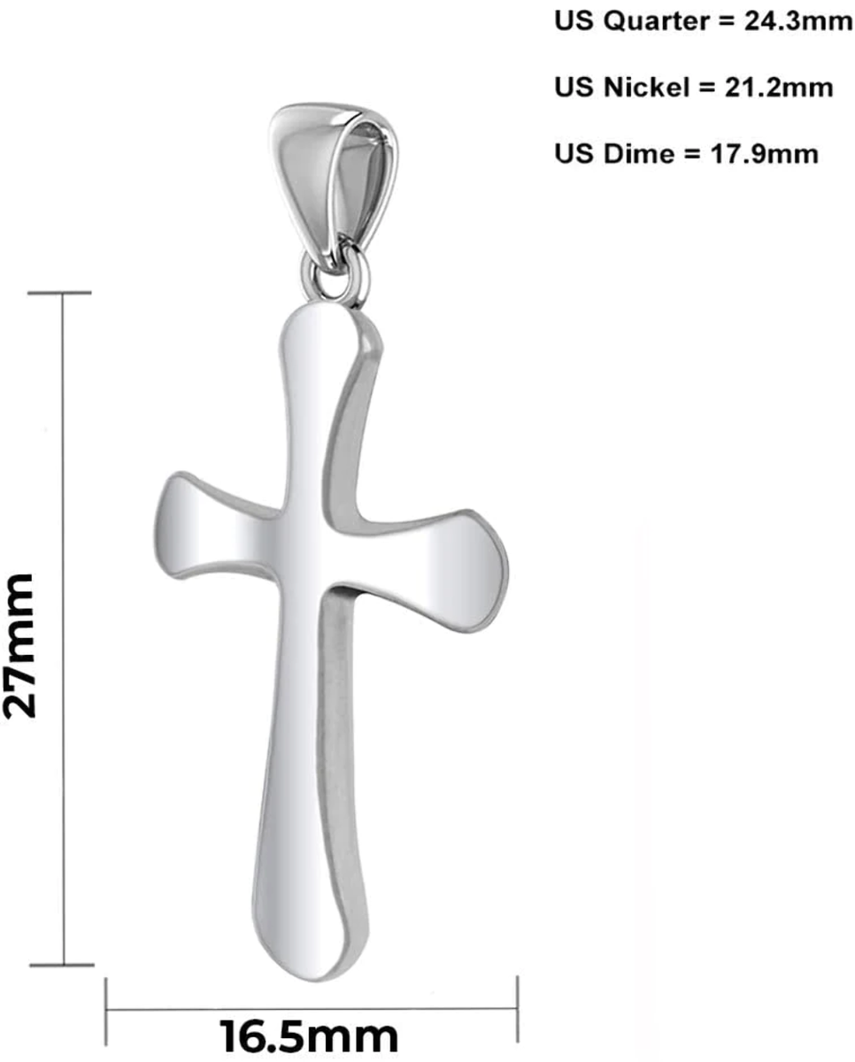 Croce Doppia Argento 925 | Vendita Online Su - Foto 9