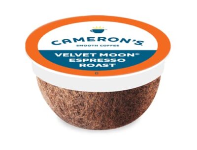 Camerons Coffee Velvet Moon Compostable Coffee Pods 12 Count Espresso Pods