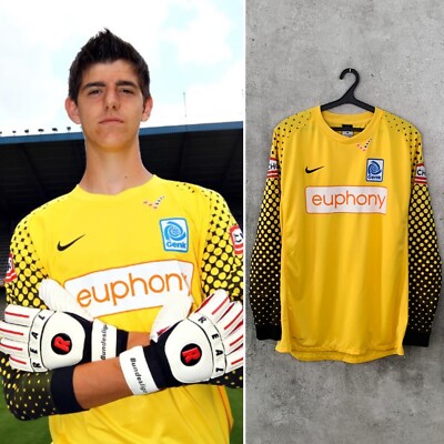 KRC GENK 2010 2011 GOALKEEPER FOOTBALL SHIRT #21 NIKE JERSEY SIZE L