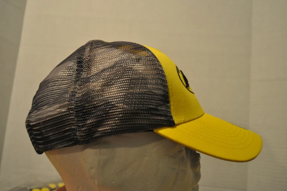 DUCK COMMANDER LOGO, DYNASTY, Yellow Grey Camo MESH TRUCKER HAT CAP New W Tag - Image 4 of 4