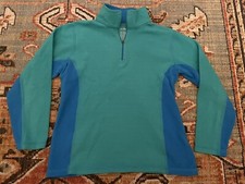 Boy  s LL Bean Fleece pullover 1/4 zip jacket medium 10/12
