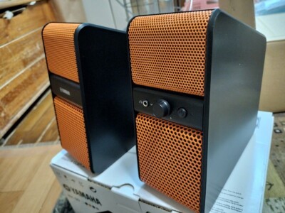 Yamaha NX-50 Computer Speakers Orange Good | eBay