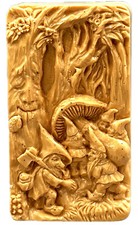 MAGICAL FORREST SILICONE MOLD for soap making CANDEL GYPSUM POTTERY PLASTER