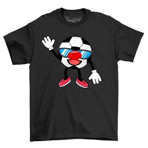 Happy Football Red Nose Novelty Funny T-Shirt Adults & Kids Comedy Tee Shirt - Picture 2 of 16