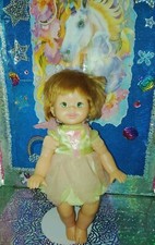   Fisher-Price / Baby w/Green Eyes Reddish Blonde Short Hair Soft Body 14" Doll 