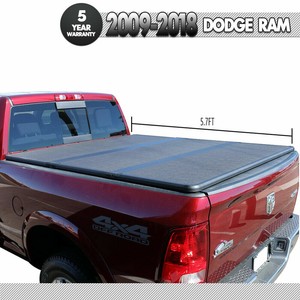 Lock Tri Fold Hard Tonneau Cover For 09 18 Ram 1500 2500 5 7ft Fleetside Bed Ebay