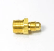5/16 Male flare Sae 45 to 3/8 Male Npt Straight Adapter Fitting LNG Gas Propane