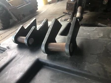 Bradco skidsteer backhoe attachment weld-on mount New Holland John Deere