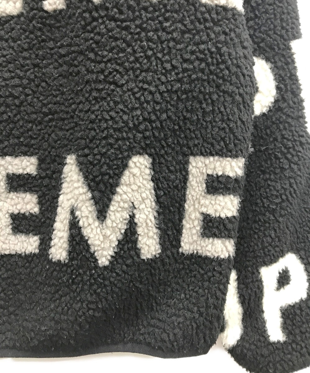 SUPREME REVERSIBLE LOGO FLEECE JACKET Size: S Black Men | eBay SUPREME REVERSIBLE LOGO FLEECE JACKET Size: S Black Men | eBay