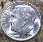 1948 P Roosevelt Dime CHOICE BU LUSTER! 90% Silver From OBW Rolls