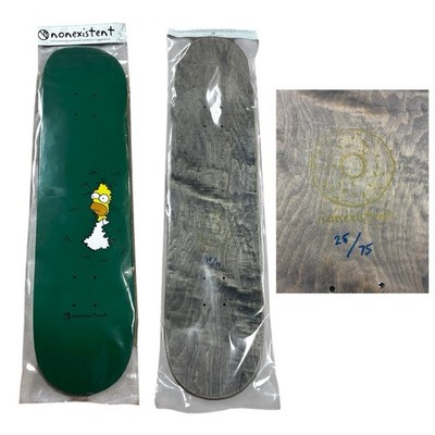 2025 Limited /75 Bushman Homer Simpson Nonexistent Skateboard Deck The Simpsons