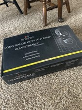 Antennas Direct Clearstream 2 with mount 50 mile range W/cable and Mast NEW