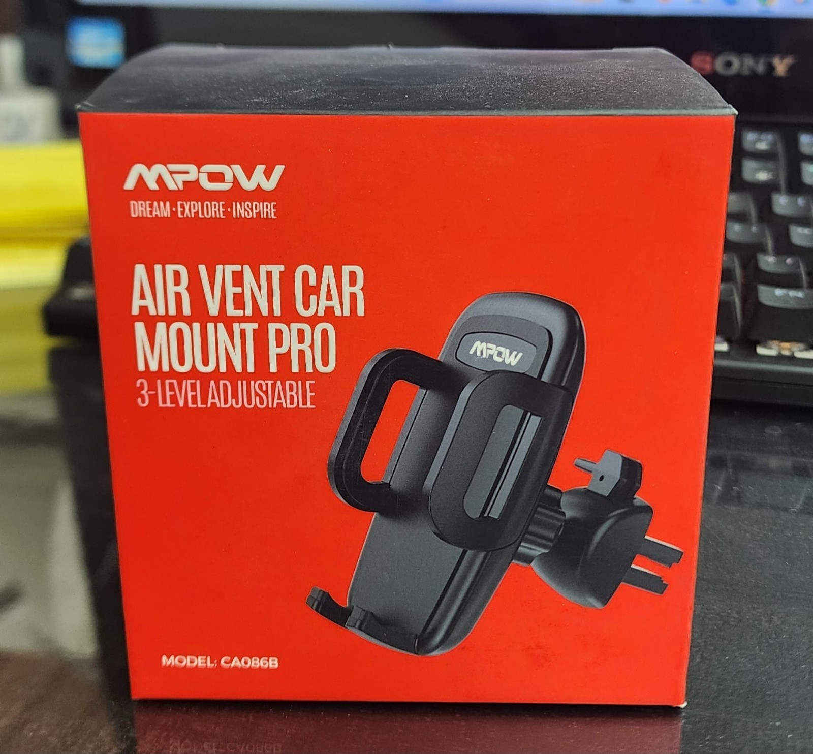 Mpow Car Air Vent Mount Cell Phone Holder Dock w/ Stable Cli