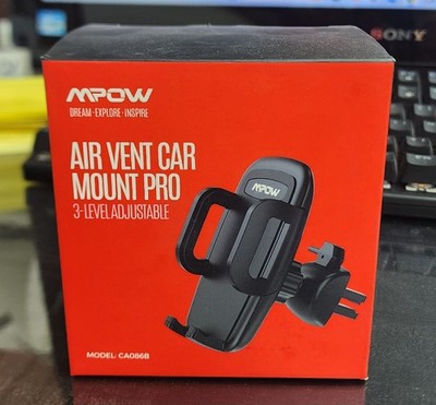 Mpow Car Air Vent Mount Cell Phone Holder Dock w/ Stable Clip For iPhone Samsung