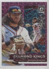 2022 Donruss Optic Diamond Kings Pink Velocity Prizm /249 Brandon Crawford 0lt3