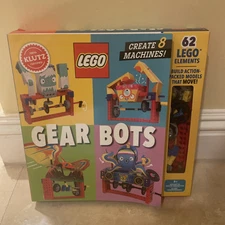 LEGO Gear Bots Kit-STEM Kinetic Model Building Set, 62 LEGO Pieces, Instructions