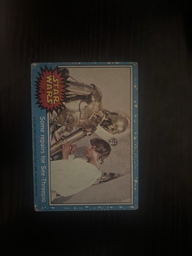 1977 Topps Star Wars #27 Some repairs for See-Threepio — Raw