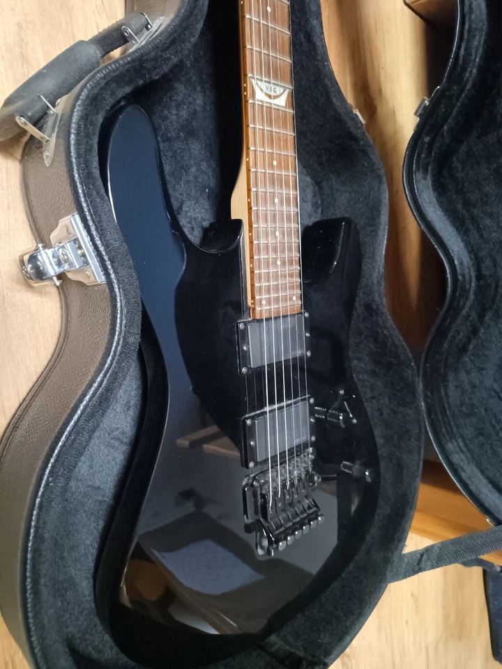🎸 VGS Screech Jet Black E-Gitarre – kraftvoller Sound & edles Design!*TOP* - Bild 2 von 4