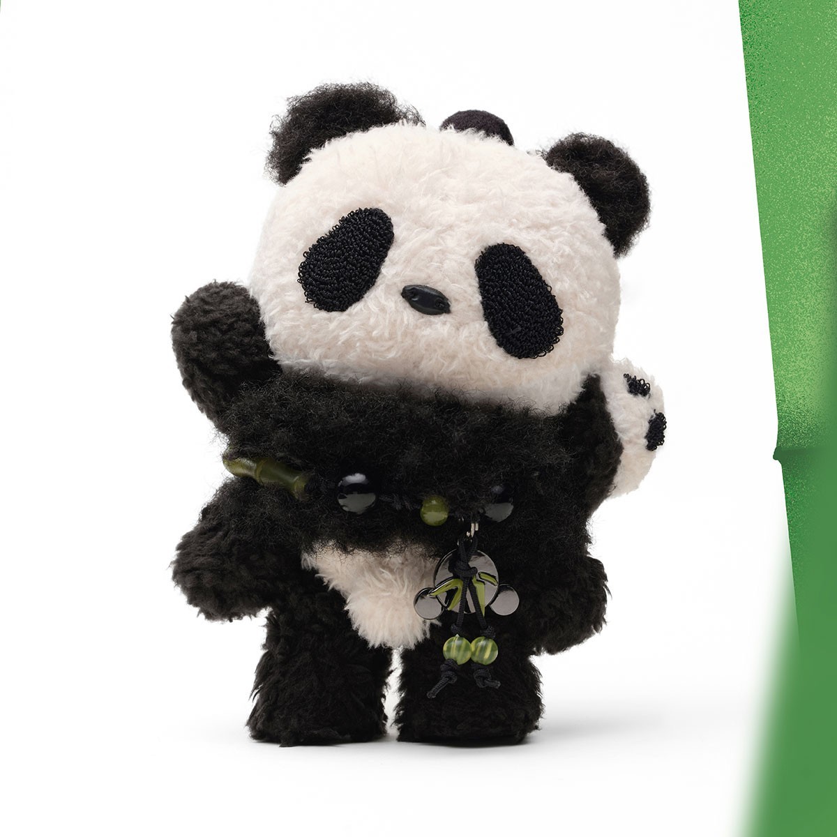 SKULLPANDA Lazy Panda Plush Doll Pendant, POP MART Limited Edition
